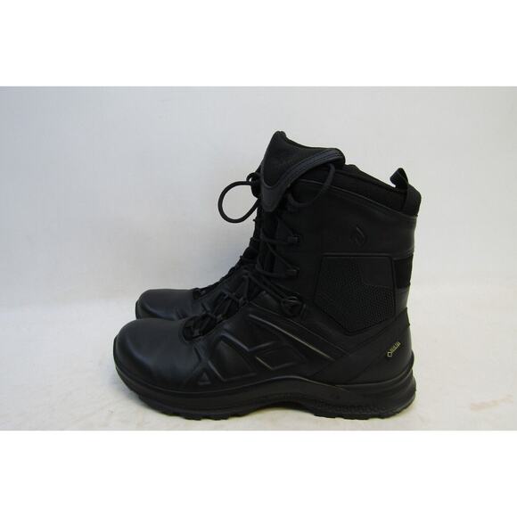 Haix Mens Sz 10.5 W Black Eagle Tactical GoreTex Lace Up Boots - Picture 1 of 11